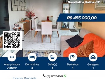 Apartamento - Venda - Nova Itatiba - Itatiba - SP